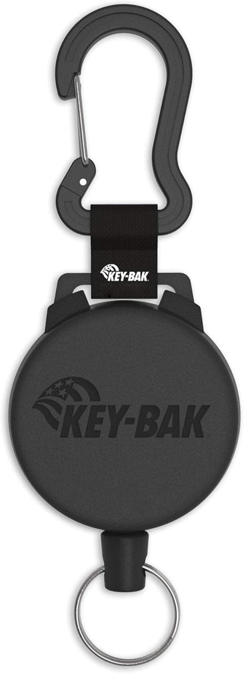 KEY-BAK SECURIT Heavy Duty Retractable Key Holder, Retractable Kevlar Cord for Securing Keys
