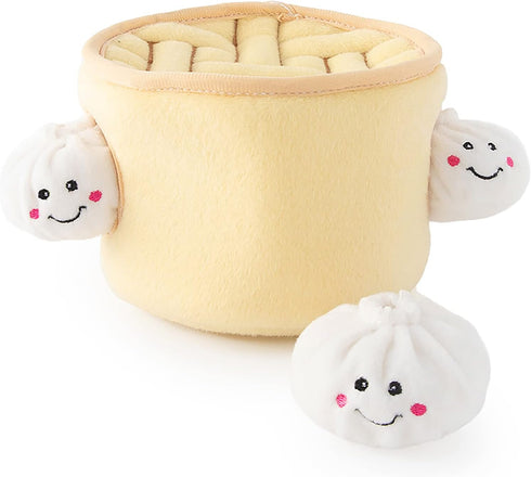 ZippyPaws Burrow - Interactive Dog & Puppy Toys, Hide & Seek Plush Dog Puzzles for Small & Medium Dogs