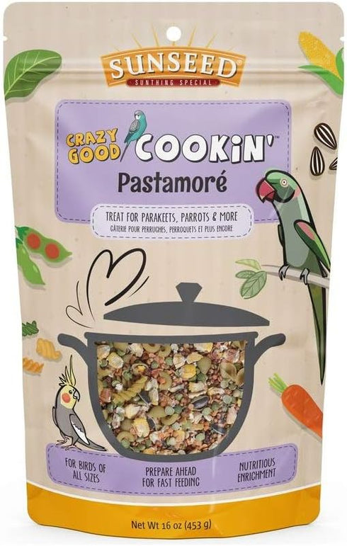 Sunseed Crazy Good Cookin' Pastamoré 16 Ounces (Pack of 1)