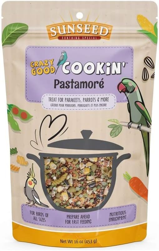 Sunseed Crazy Good Cookin' Pastamoré 16 Ounces (Pack of 1)
