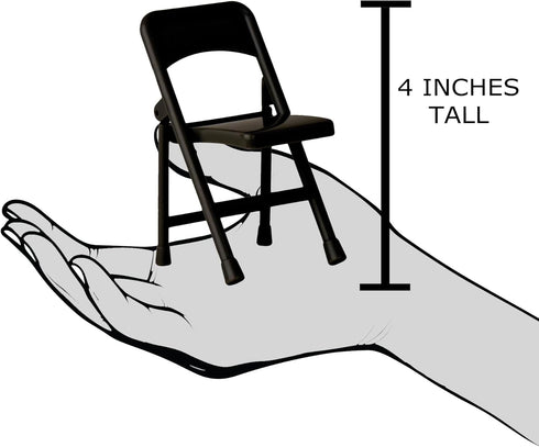 Wrestling Action Figures Black Folding Chair