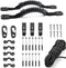 Kayak Carry Handle Rigging Kit with 15 FT 6mm Elastic Bungee Cord, Replacement Parts for Kayaks, Canoes, and Boats