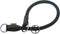 Braided Rope Pro Training Dog Collar, No Pull Round Martingale Slip Collar for Large Dogs (L(1/2") - 22" Long, Black)