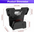 COSMOING Upgrade Gun Magnet Mount with Safety Trigger Guard Protection for Most Guns, Magnetic Gun Holder Easy Conceal