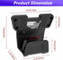 Upgrade Gun Magnet Mount with Safety Trigger Guard for Most Guns, Magnetic Holder for Car, Walls, Safe