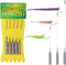 Ready Rig Drop Shot Rigs for Bass Fishing with Hooks and Sinker Weights