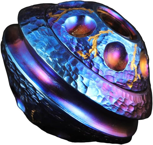 webead TC4 UFO Shape Titanium Beads for EDC DIY Paracord Accessories, Knife Lanyard Beads, Necklace Pendant Charms