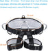 X XBEN Thicken Climbing Harness, Protect Waist Safety Gear, Wider Half Body Harness for Roofing and Climbing