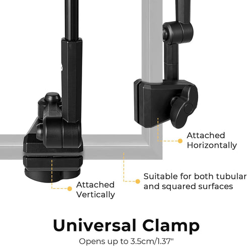G4Free UPF 50+ Adjustable Beach Umbrella XL with Universal Clamp for Chair, Stroller, Golf Cart, Patio