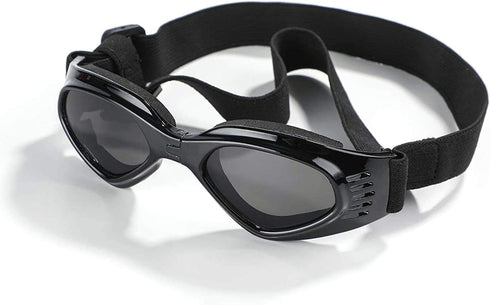 Puppy Dog UV Glasses with Adjustable Strap, Anti-Fog & Windproof Foldable Pet Sunglasses for Dogs