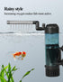 5-20 UPETTOOLS Aquarium Filter Fish Tank Filter with Fluid Bed Sponge Filter Multiple Function Ultra-Silent Filter