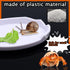 DQITJ 2 Pcs Snail Water and Food Bowl Hermit Crab Feeding Dish for Snail Crab Millipede Cricket Tarantula Insect