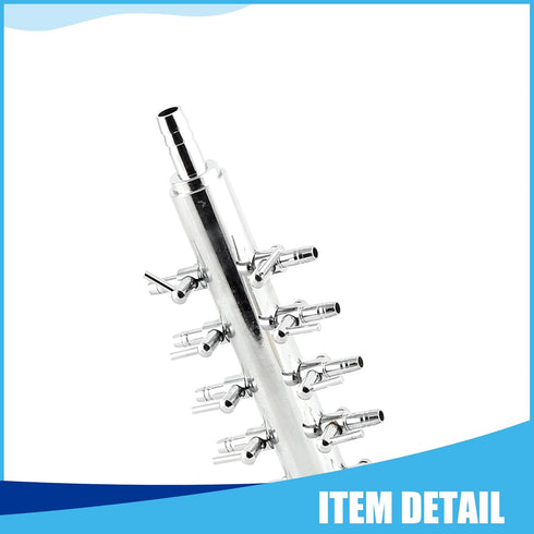 Air Control Valves, 16 Way Inline Manifold Air Flow Pump Tubing Splitter for Aquarium Fish Tank