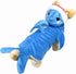 Mogoko Funny Dog Cat Shark Costumes, Adorable Blue Shark Pet Costume, Fleece Hoodie Warm Outfits (M Size)