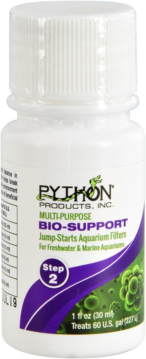 Python Multi-Purpose Bio-Support Jump Start Aquarium Filter, 1 oz