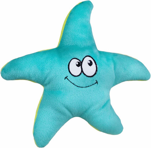 SmartPetLove Tender-Tuffs Easy Grab Small Squeaky Soft Plush Starfish Dog Toy for Puppies and Adult Dogs