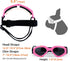 Petleso Dog Goggles for Medium Breed, Eye Protection Sunglasses, Windproof Anti-UV, Pink