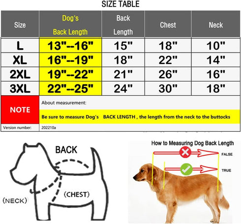 OverLarge Christmas Dog Sweaters for Large Dogs - Santa Pet Clothes, Ugly Christmas Dog Apparel, Xmas Dog Accessories
