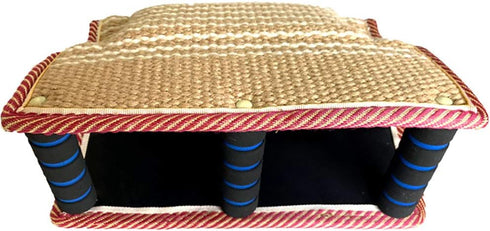 Dog Bite Pillow Jute Wedge Tug Toy - Training Sleeves with 3 Comfortable Handles for K9 Schutzhund Work