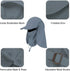Foldable Sun Cap Fishing Hats, UPF 50+ Protection Caps with Face Mask Neck Flap