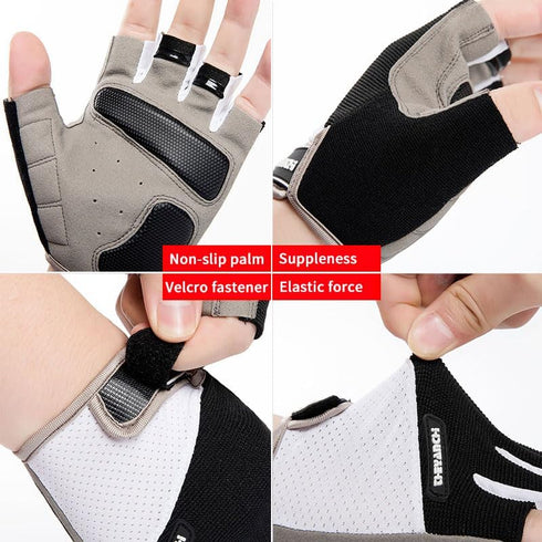 Sports Gloves for Men and Women, Anti-Slip Training Equipment, Half Finger Cycling Gloves