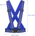 Reflective Vest - High Visibility Safety Reflector Tape Safety Gear, Blue (1.5"), Apply to Cycling Running Night Walking
