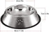 YUDANSI 2 Stainless Steel Dog Bowls with Rubber Base, Medium and Large Pet Feeder Bowls and Water Bowls (XL-51oz)