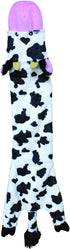 SPOT 23-Inch Skinneeez Crinklers Cow Stuffing-Free Squeaky Dog Toy Interactive Plush Toy for Medium & Large Dogs Mess