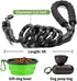 COOYOO 2 Pack Dog Leash, 2/5/6 FT Heavy Duty, Comfortable Padded Handle, Reflective for Medium Large Dogs with