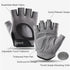 OVOY Fingerless Training Gloves - Non-Slip with Palm Padding for Weight Lifting, Cycling, Gym & Fitness | for Men
