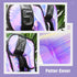 10pcs OSALADI Golf Club Covers Putter and Iron Covers TPU Shell with Iridescent Mirror Finish Black Trim Golf Driver