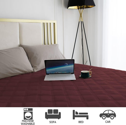 Ameritex Waterproof Dog Bed Cover, Pet Blanket with Anti-Slip Back for Furniture Bed Couch Sofa (40x50 Inch (Pack of