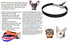 Replacement GPS eCollar with Adjustable Bungee, Multi-Hole Design, and Secure Toggle Closure for Small Dogs (Black