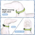 Reflective AirTag Dog Collar, Heavy Duty Padded Puppy Collar with AirTag Holder, Adjustable Air Tag Pet Collar for Small Medium Large Dogs, green, M