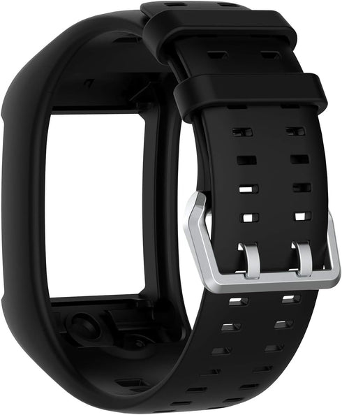 Soft Adjustable Silicone Replacement Band for Polar M600 Watch