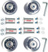 LOTOWELZON 4Pcs Set Luggage Replacement Wheels, 50mm with Bearings Repair Kits for Suitcase and Inline Skate