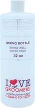 32oz Dilution Bottles - Set of 4 Professional Pet Shampoo Mixing Bottles for Grooming Solutions