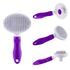 Cat Self Cleaning Slicker Brush, Skin Friendly Grooming Tool for Shedding Dogs and Cats, Easy to Remove Hair