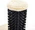 Amazon Basics Cat Scratching Post with Brush, 12.2 x 12.2 x 16.54 inch for Kittens, Beige Color