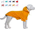Lovelonglong 100% Cotton Blank Basic Hoodie Sweatshirt for Dogs, Fits Small Medium Dachshund Large Dog, Orange D-L