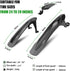 RBRL Adjustable Bike Fender Set - MTB Mud Guard for 24-29 inch Bicycles, Against Splashing Water