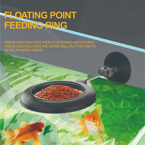 Fish Shrimp Feeder Tube and Plate Set, Multifunctional Plastic Feeding Tube Dish for Aquarium
