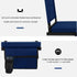 Maeytau Stadium Seats for Bleachers with Back Support, Portable Bleacher Seats with Thick Padded Cushion and Shoulder