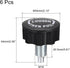 uxcell Pull Pin Spring Knob Replacement Parts, M16 Adjustment Fitness Pull Pin Knob for Home Fitness Exercise Bike, Black 6Pcs by uxcell
