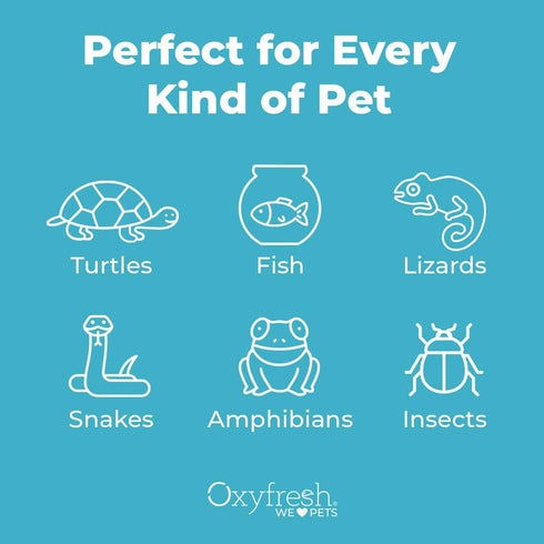 Oxyfresh Premium Terrarium Cleaner – Professional Amphibian & Reptile Smell Eliminator, Streak Free Glass