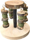 Genrico Gerbil Toys | Multifunctional Natural Wood Teether Treats - Gnawing Toys -