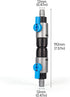 LANDEN Double Tab Connector for Aquarium, Canister Filter Hose Connector, Fish Tank Water Flow Control, Quick Release Valve, (1/2"(12/12mm))