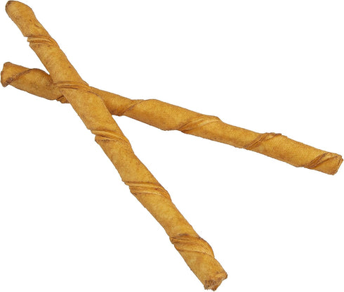 Better Belly Highly Digestible Rawhide Twist Sticks, 25 Count, No Artificial Colors or Flavors
