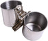 QBLEEV Bird Water Feeder Dishes for Cage Coop, Stainless Steel Birdcage Bowls with Clamp