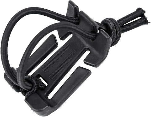 IronSeals 10 Pack Tactical Gear Clip - Square Shape Molle Web Dominators for Outdoor Hydration Tube Backpack Straps